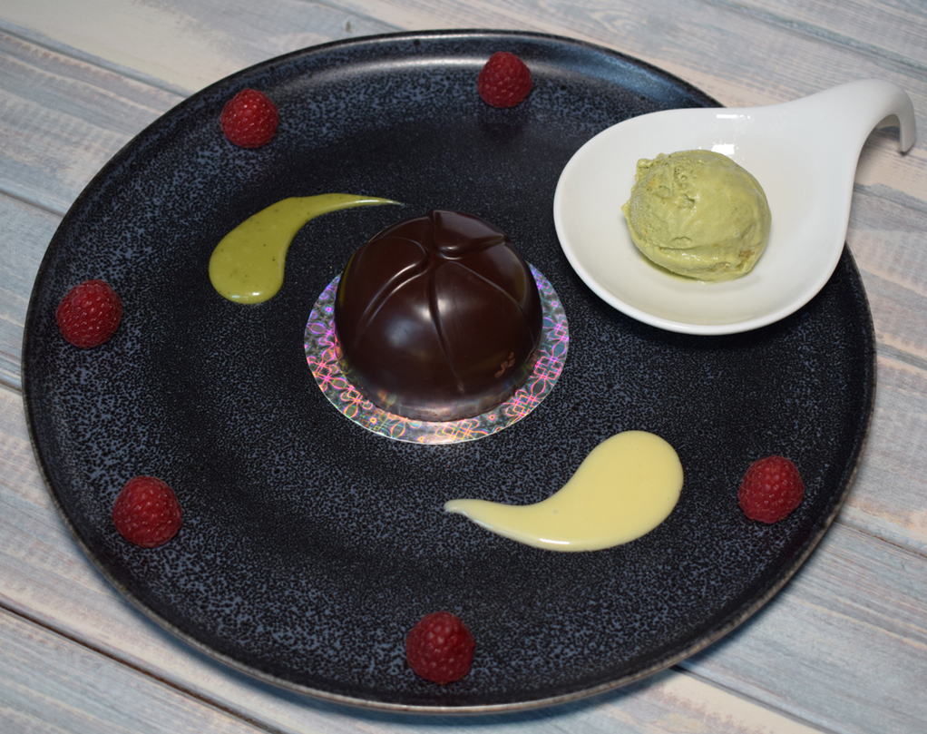 Matcha Chocolate Dome small