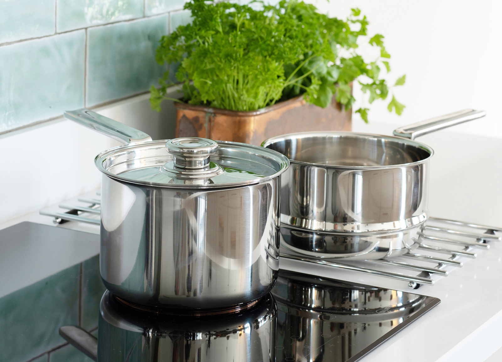 Campden SaucepanSteamer Set.small