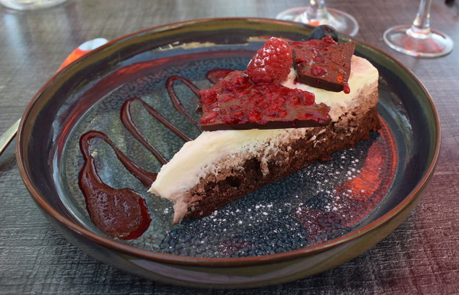 Entremet aux 3 chocolats